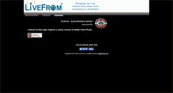Desktop Screenshot of livefrom.com